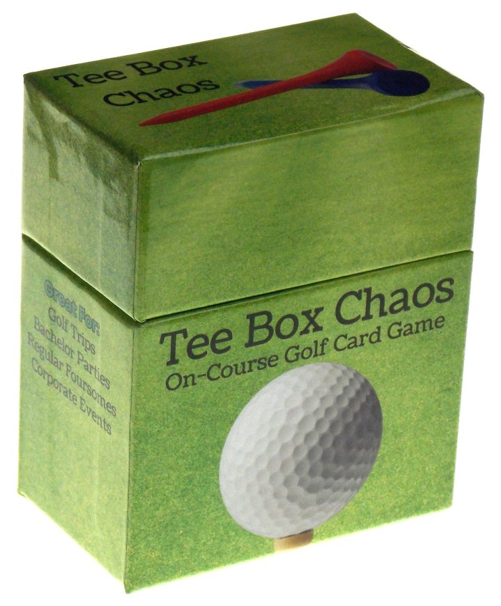 tee box chaos - on course golf card game